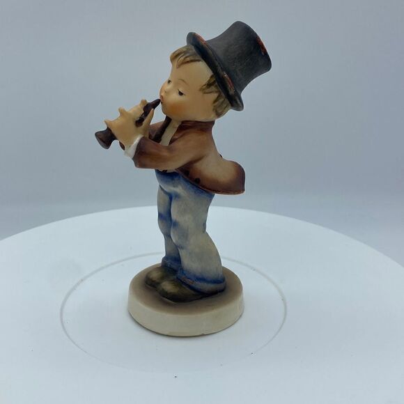 Vintage Goebel Hummel Boy Figurine Playing Flute #85/0 Serenade W. Germany - Picture 8 of 8